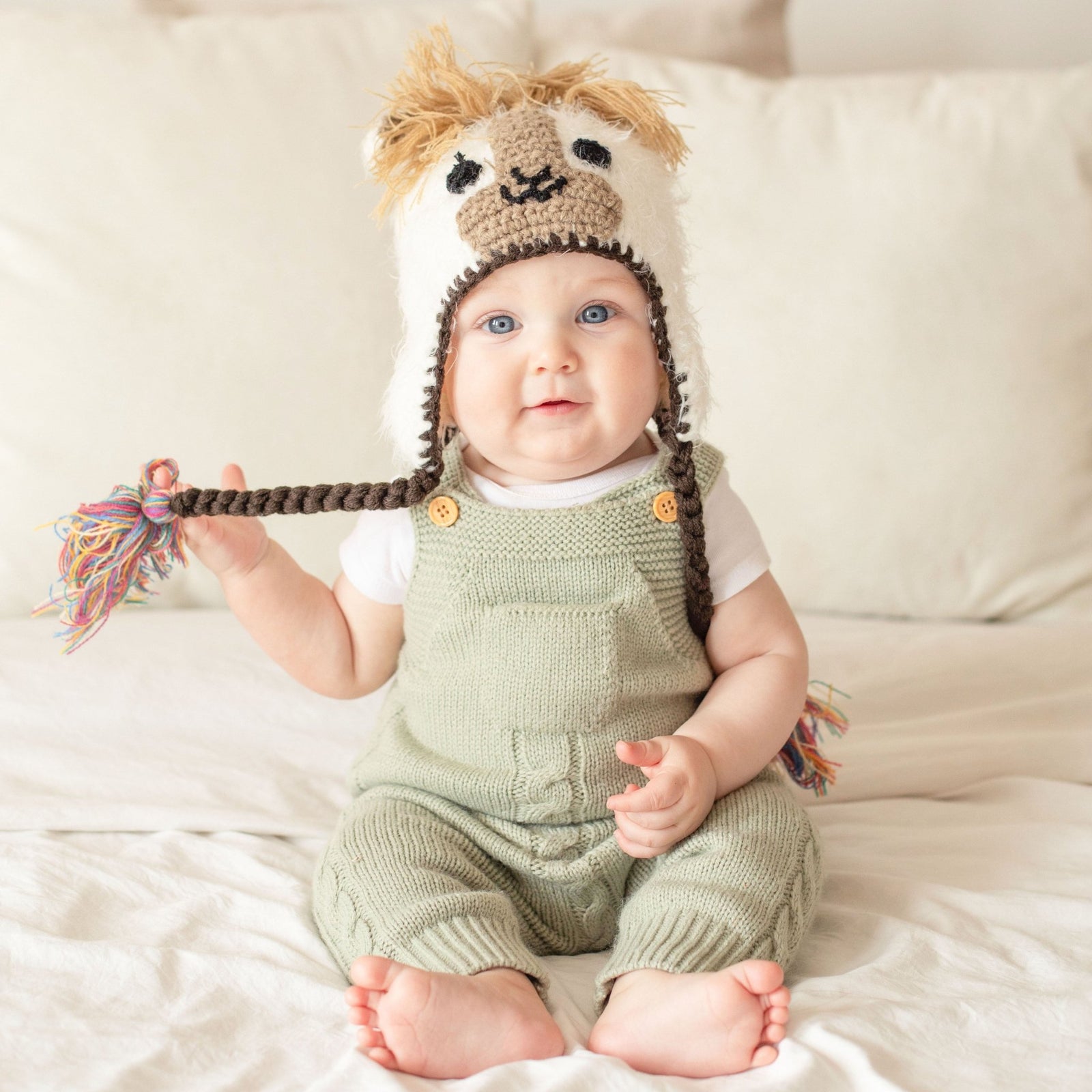Llama Beanie Hat for Babies, Toddlers & Kids - Beanie Hats