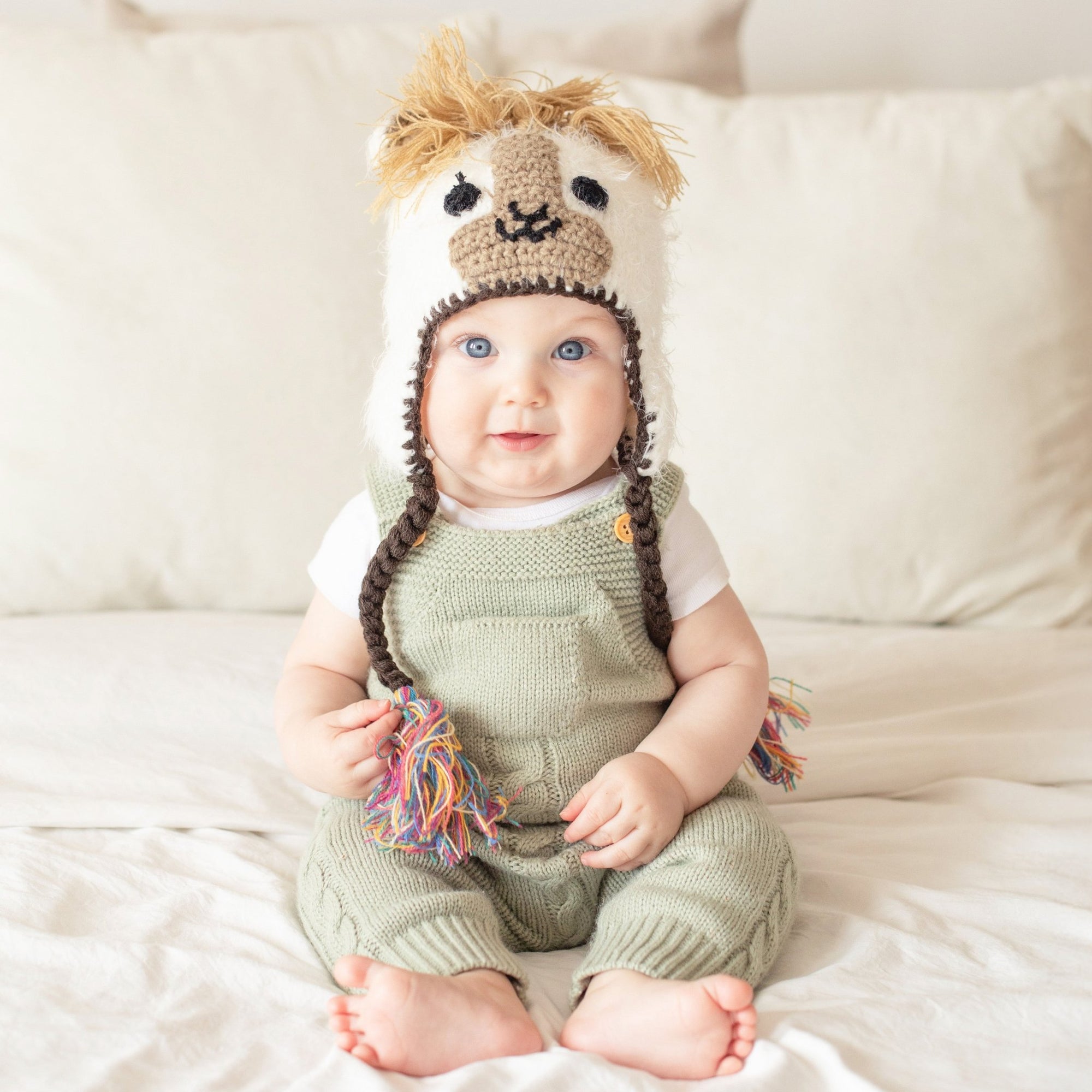 Llama Beanie Hat for Babies, Toddlers & Kids - Beanie Hats