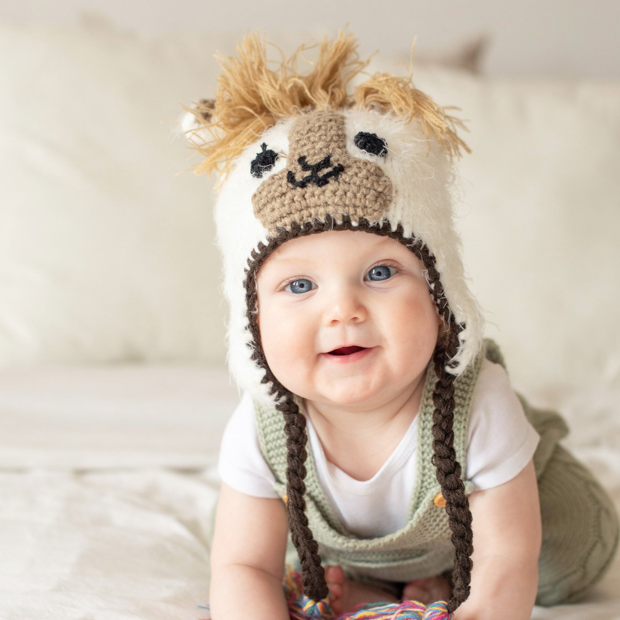 Llama Beanie Hat for Babies, Toddlers & Kids - Beanie Hats