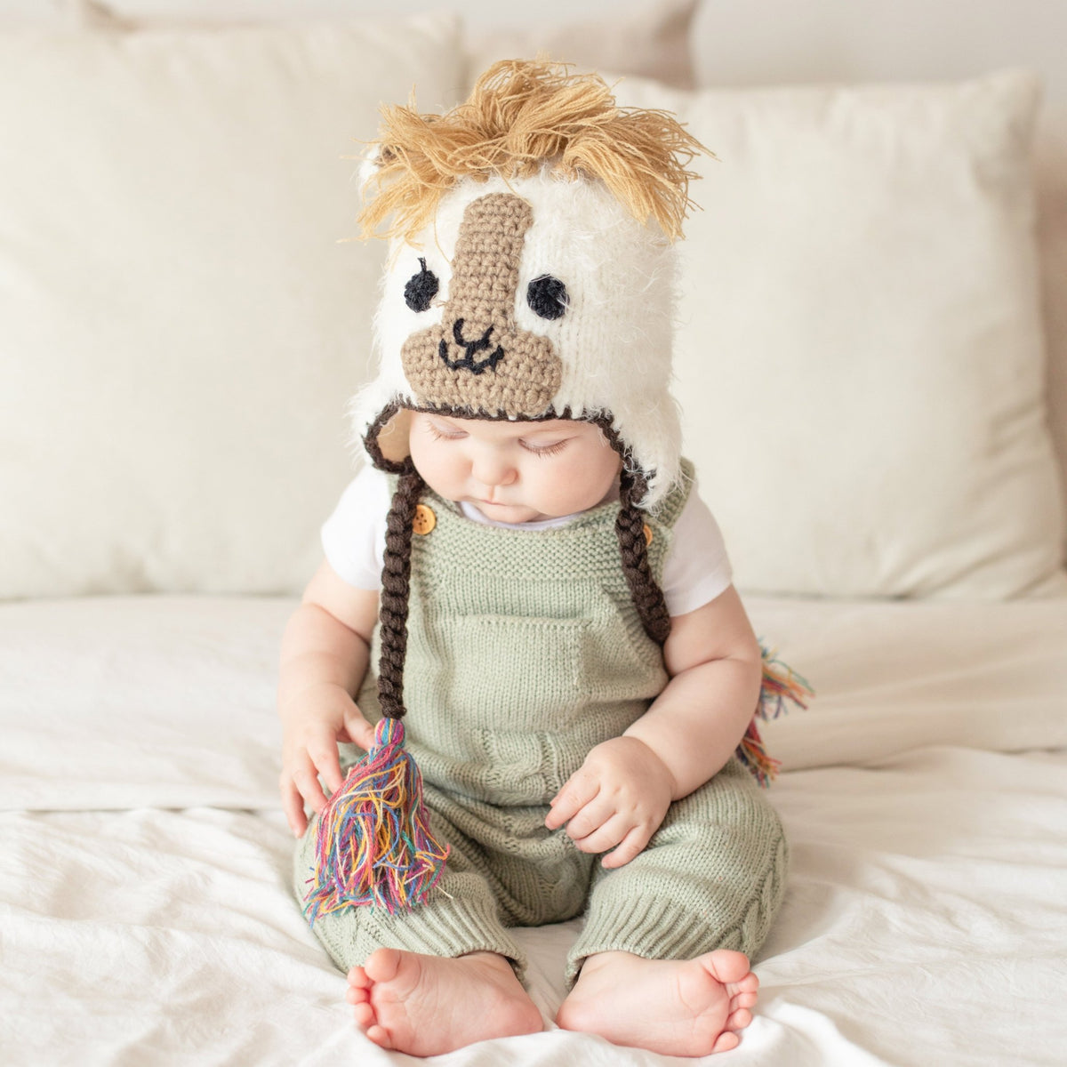 Llama Beanie Hat for Babies, Toddlers &amp; Kids - Beanie Hats