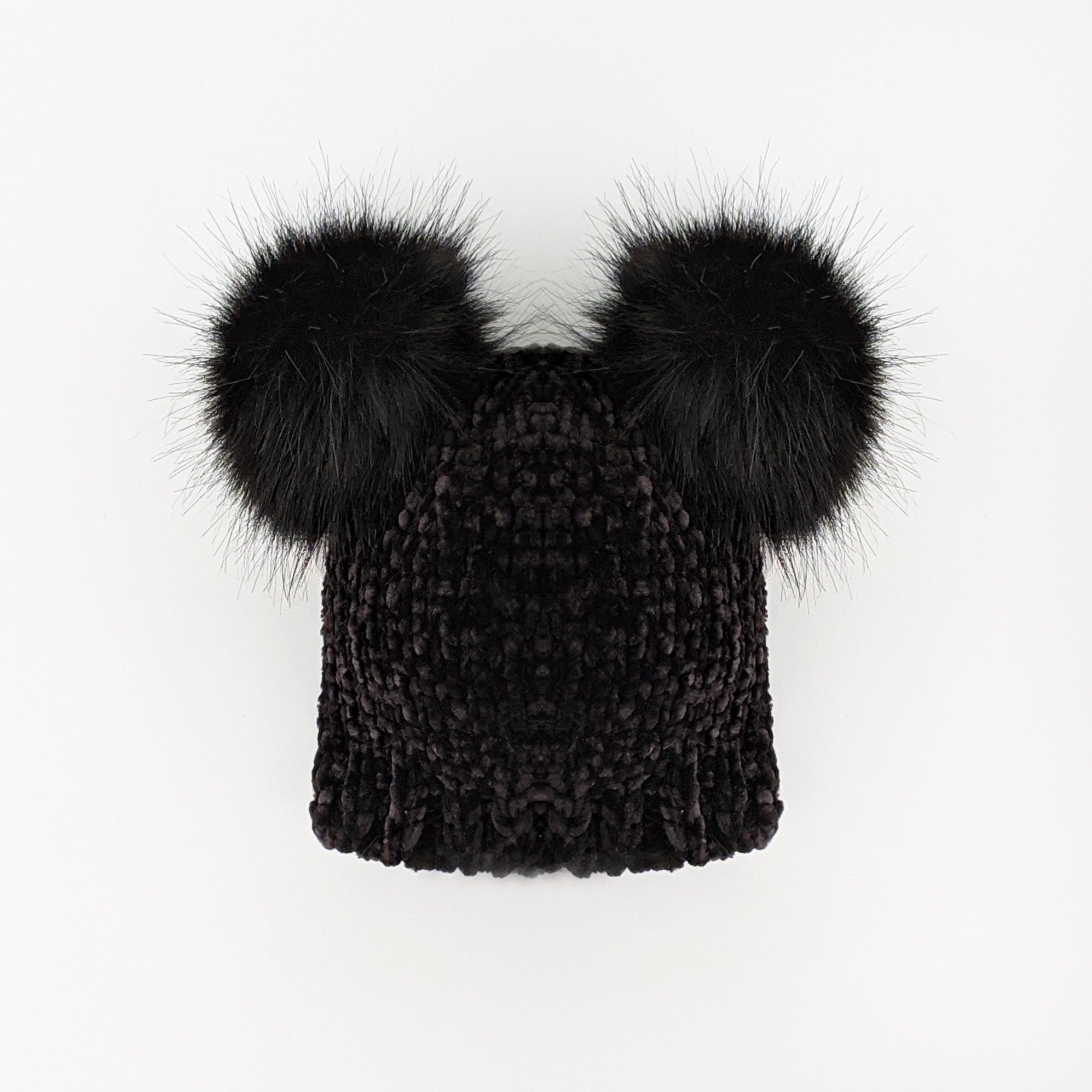 Midnight Chenille Beanie Hat for Babies, Toddlers & Kids - Huggalugs