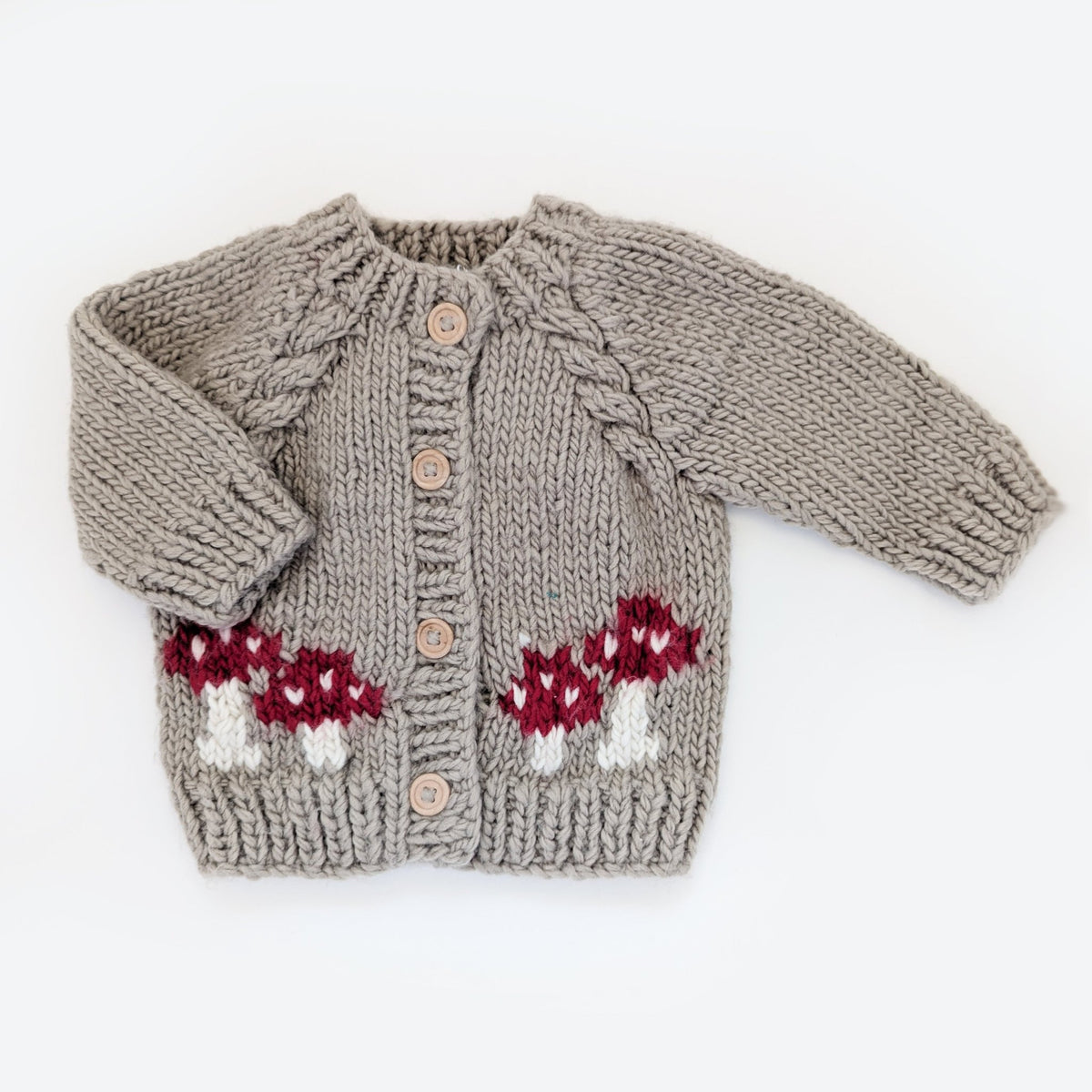 Mushroom Pebble Cardigan Sweater Baby &amp; Toddler - Sweaters