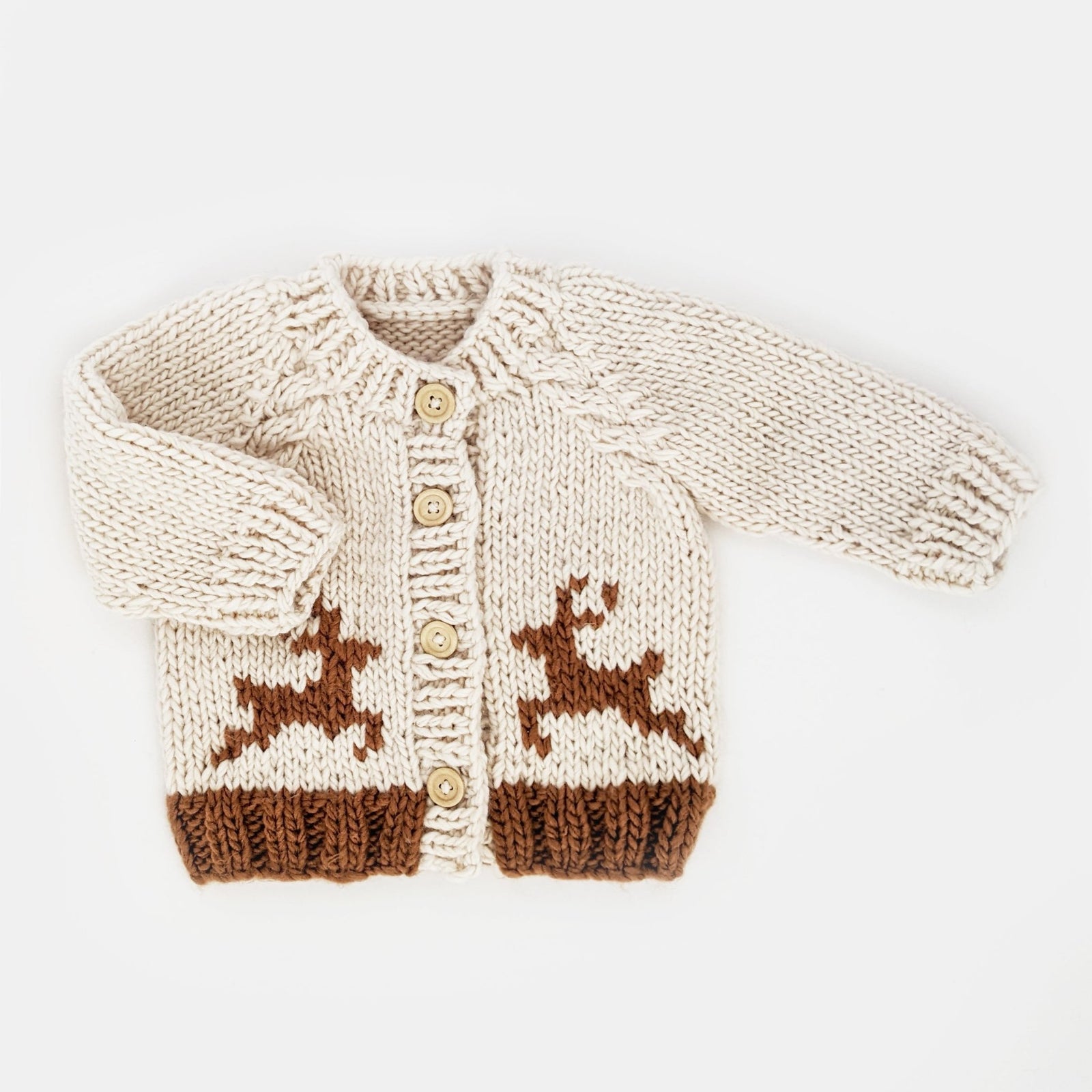 Oh Deer Cardigan Sweater - Sweaters