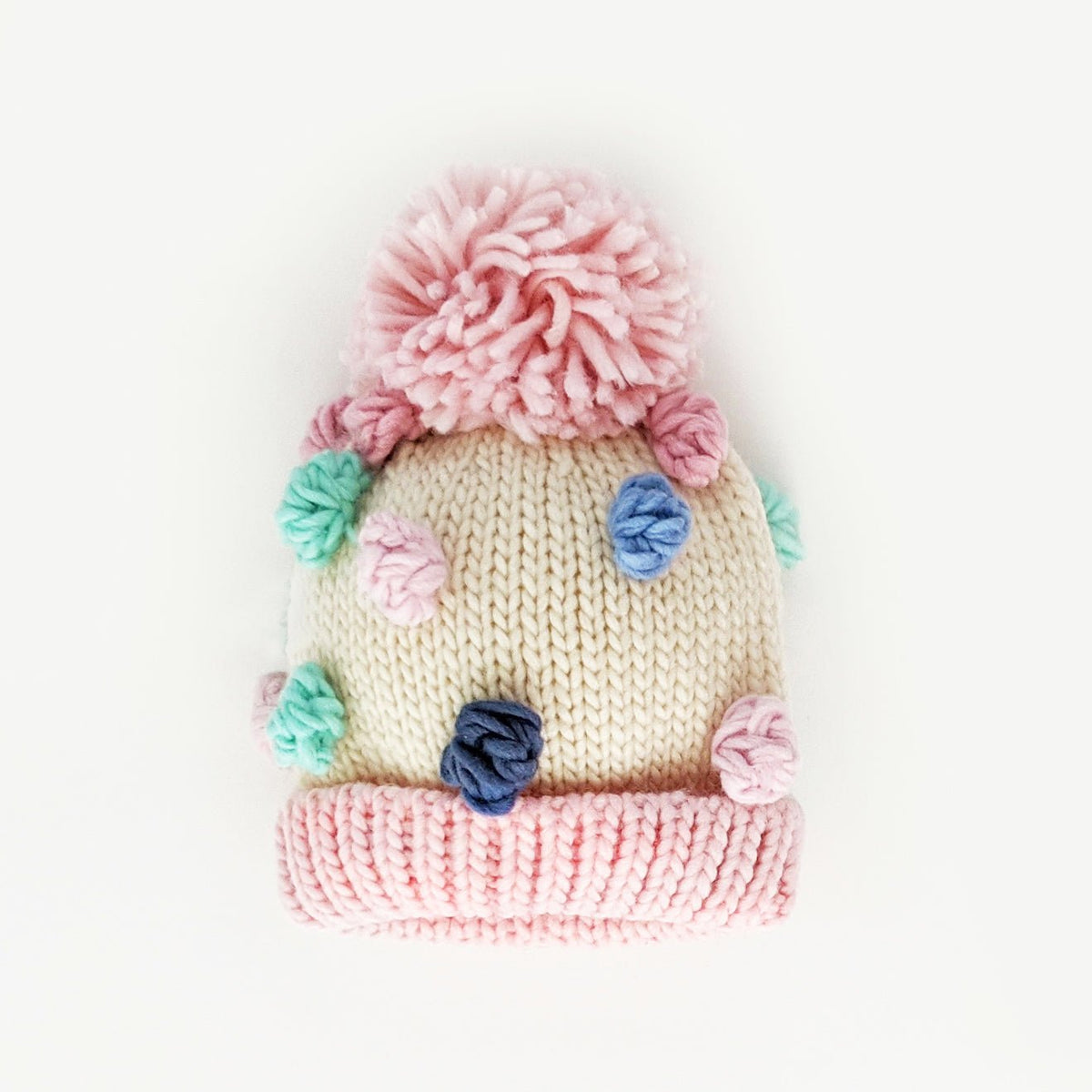 Pastel Popcorn Beanie Hat - Beanie Hats