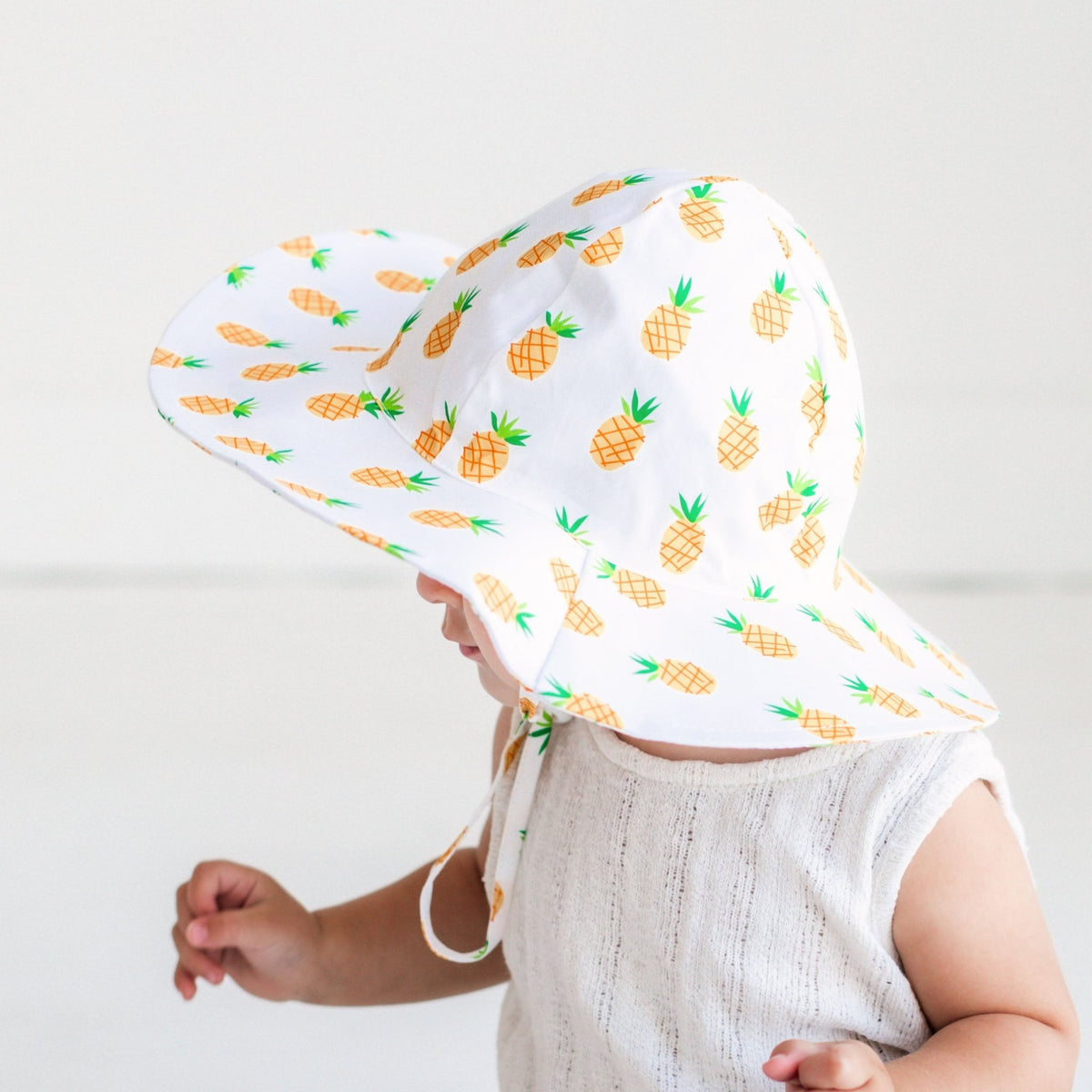 Pineapple Sunhat UPF 50+ with Adjustable Breakaway Strap - Sunhat