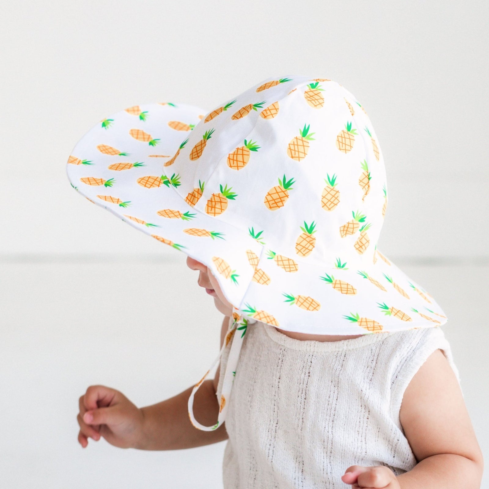 Pineapple Sunhat UPF 50+ with Adjustable Breakaway Strap - Sunhat