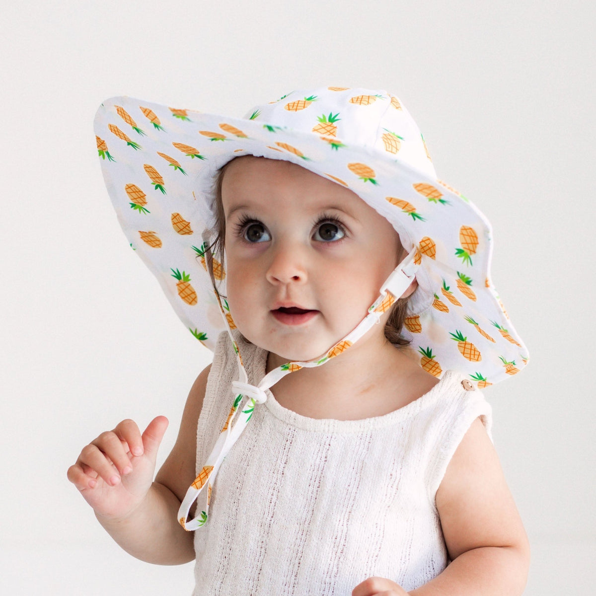 Pineapple Sunhat UPF 50+ with Adjustable Breakaway Strap - Sunhat