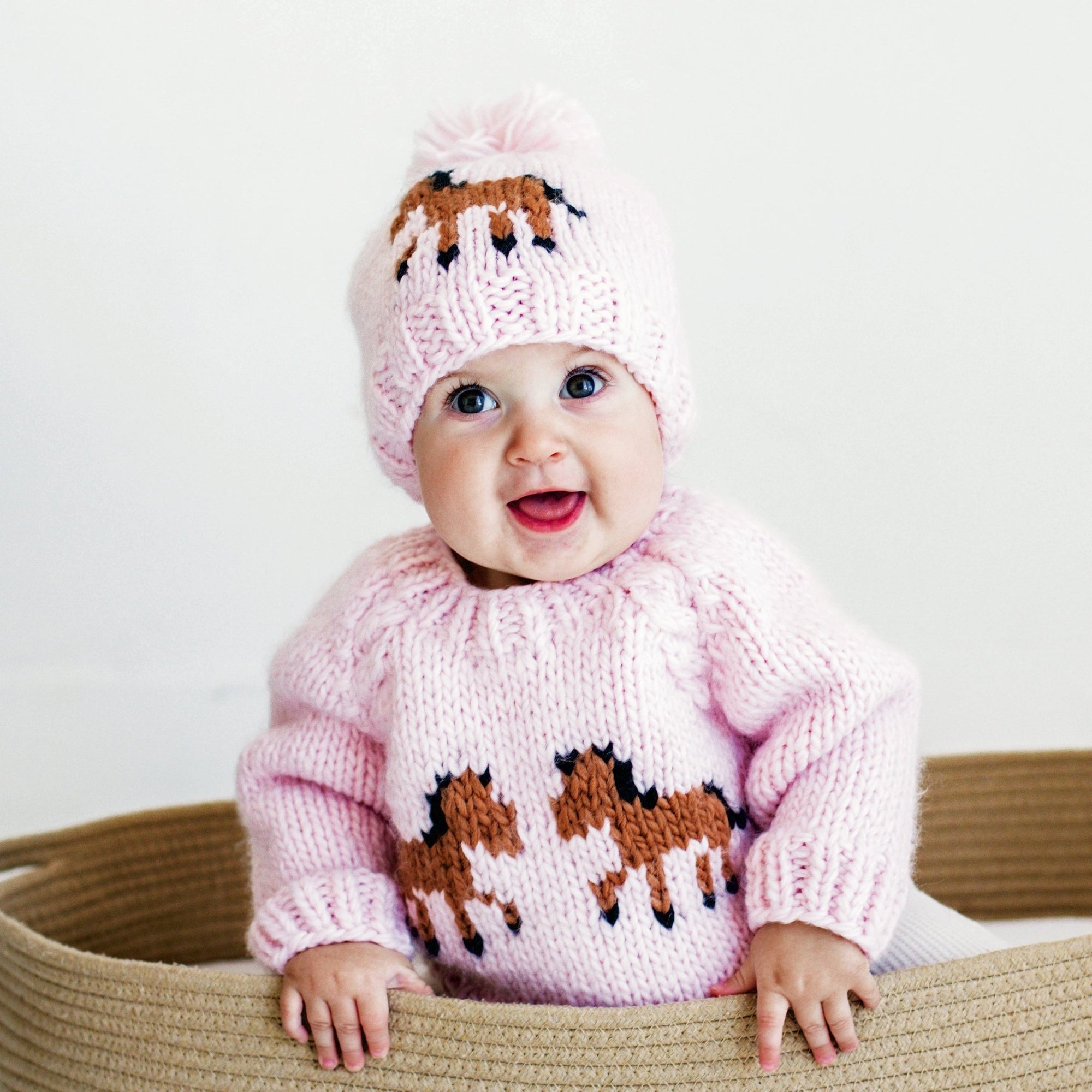 Pony Sweater Blush for Baby & Toddler - Sweaters