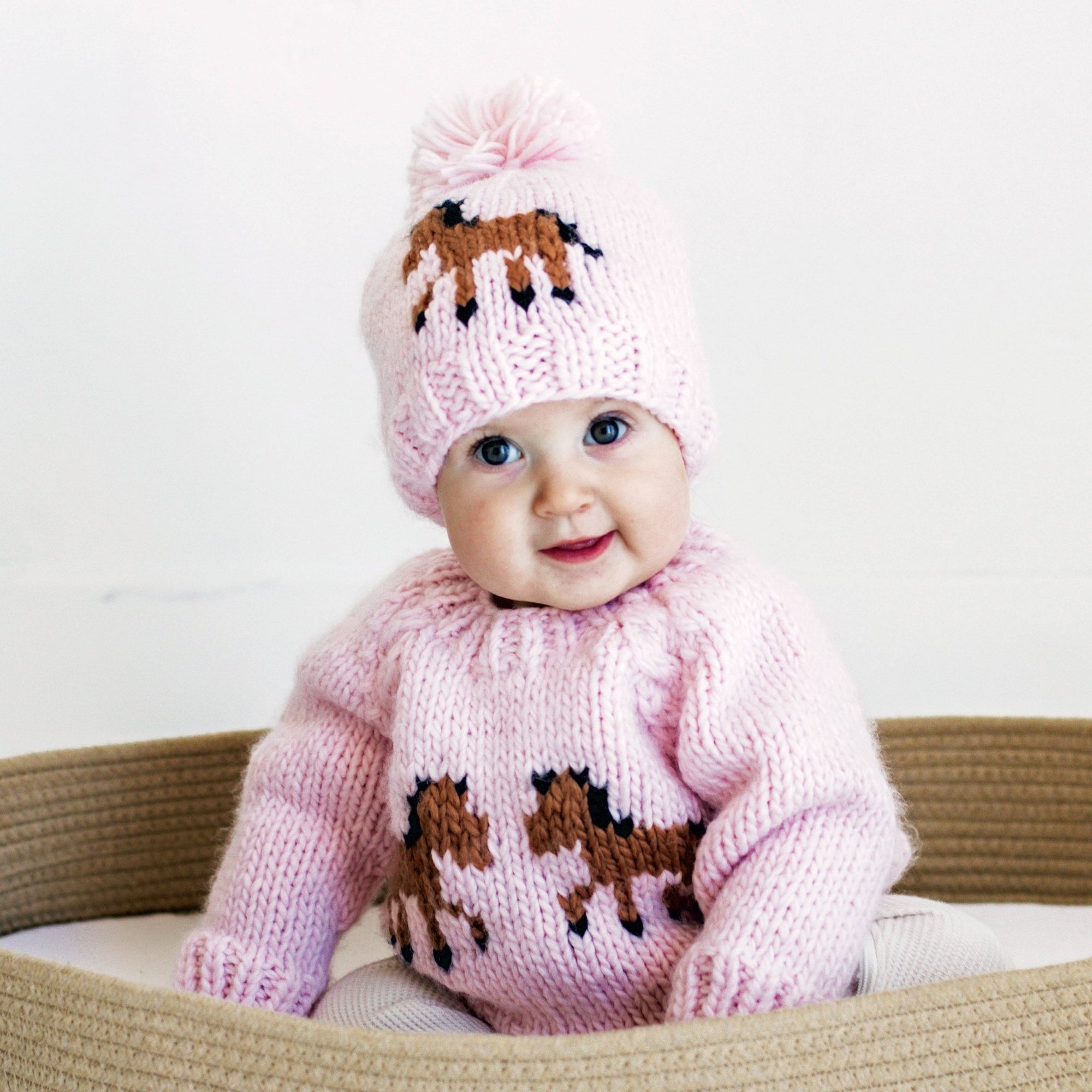 Pony Sweater Blush for Baby & Toddler - Sweaters