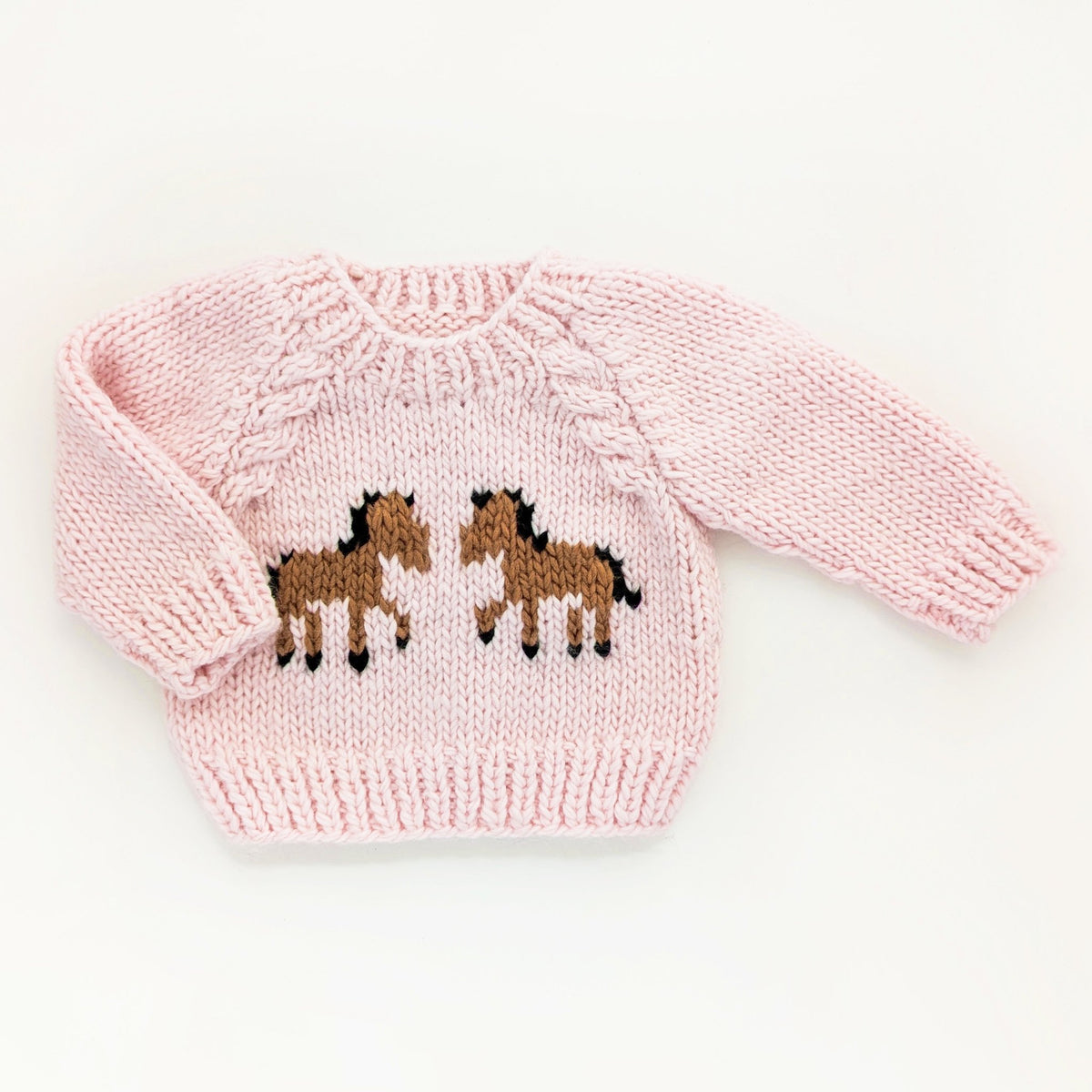 Pony Sweater Blush for Baby &amp; Toddler due July - Sweaters