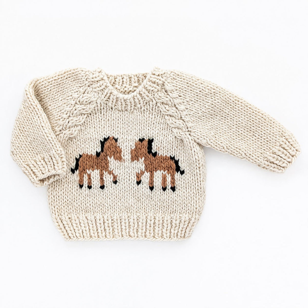 Pony Sweater Natural for Baby &amp; Toddler - Sweaters