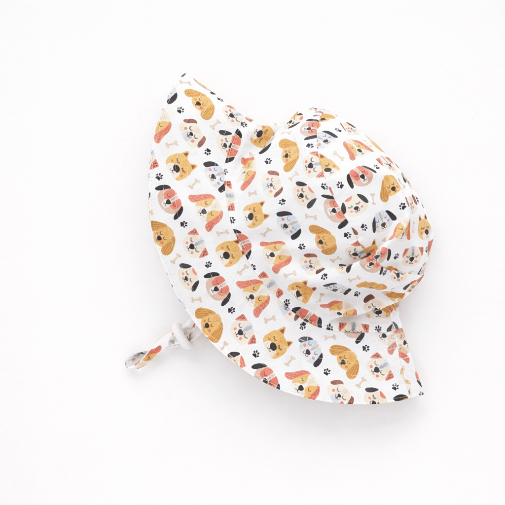 Puppy Bucket Hat UPF 50+ with Adjustable Breakaway Strap - Sunhat