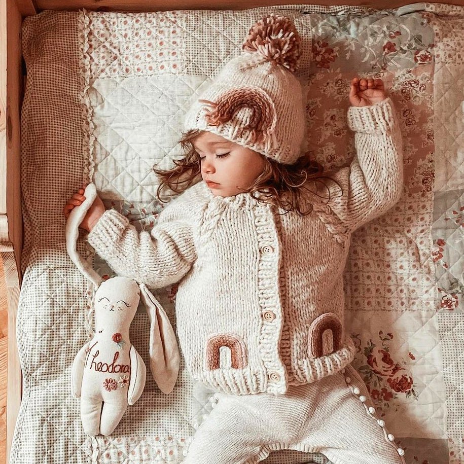 Rainbow Pocket Cardigan Sweater - Sweaters