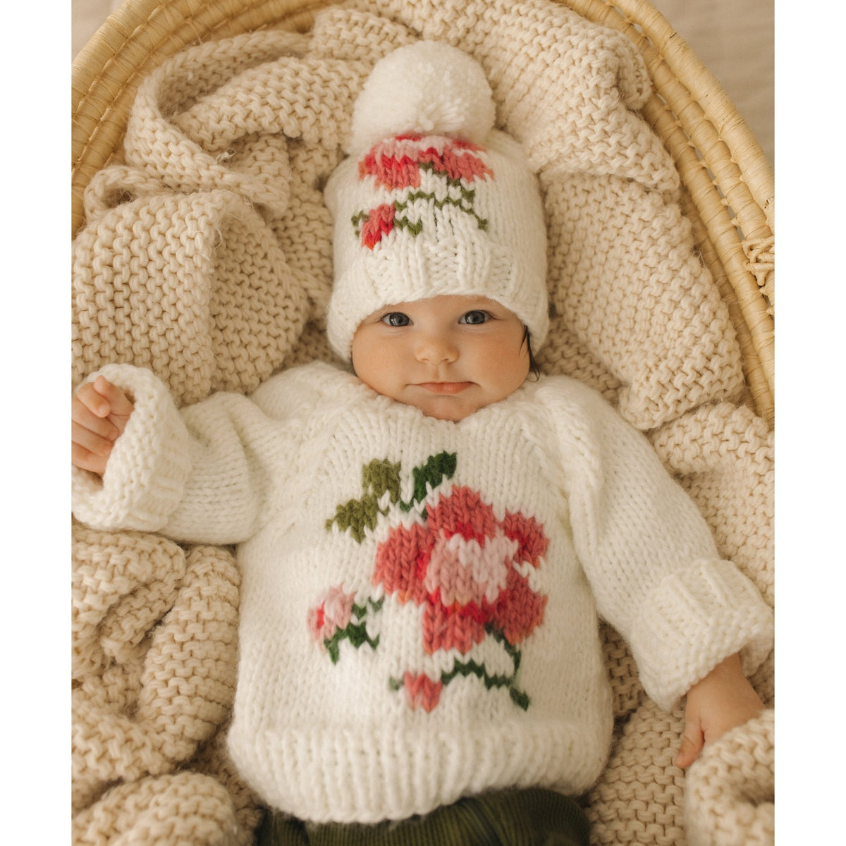 Rose Crew Neck Sweater for Baby &amp; Toddler - Sweaters