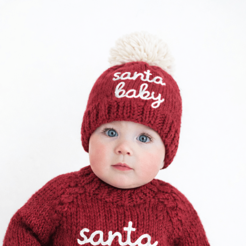 Santa Baby Crimson Beanie Hat for Baby & Kids - Beanie Hats