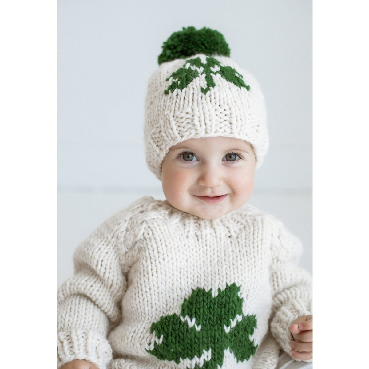 Shamrock Crew Neck Sweater - Sweaters