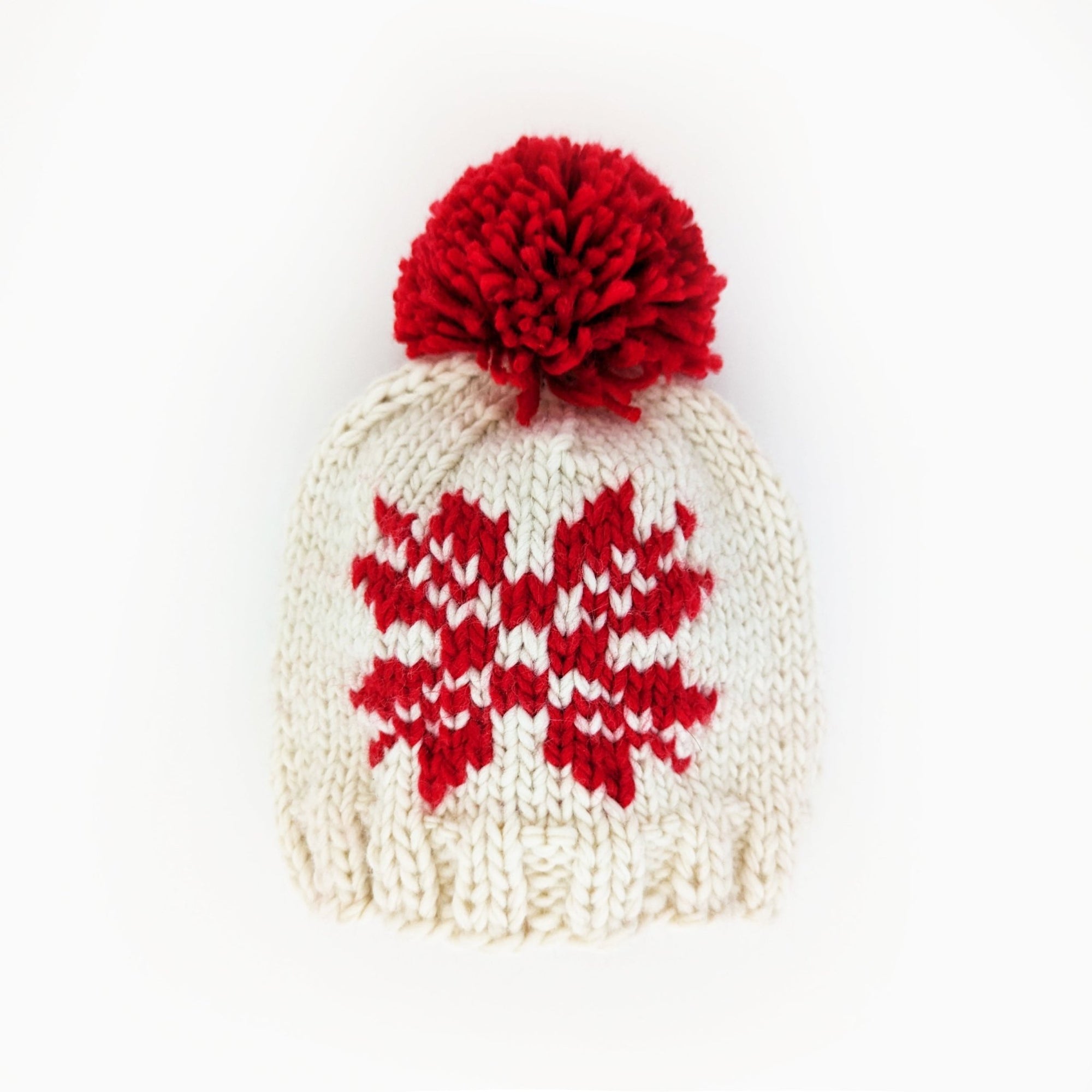 Snowflake Natural Beanie Hat for Baby & Kids - Beanie Hats