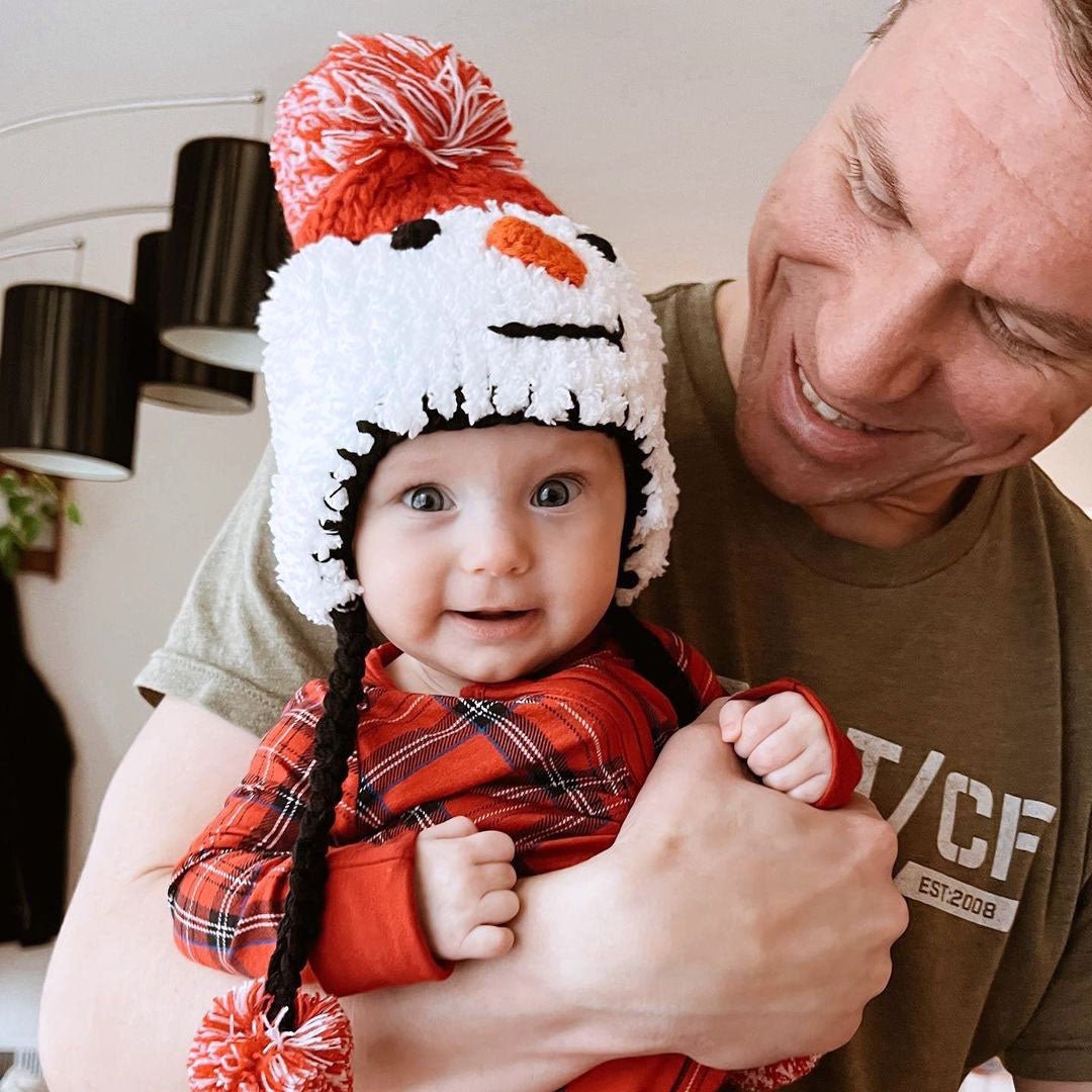 Snowman Beanie Hat for Babies, Toddlers & Kids - Beanie Hats