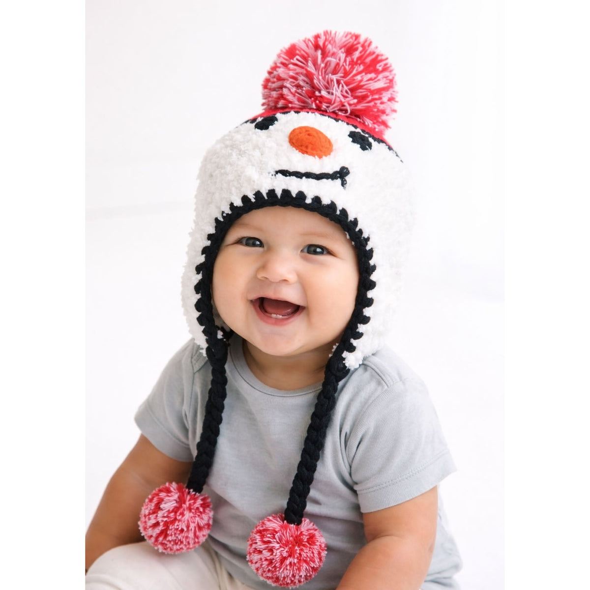 Snowman Beanie Hat for Babies, Toddlers & Kids - Beanie Hats