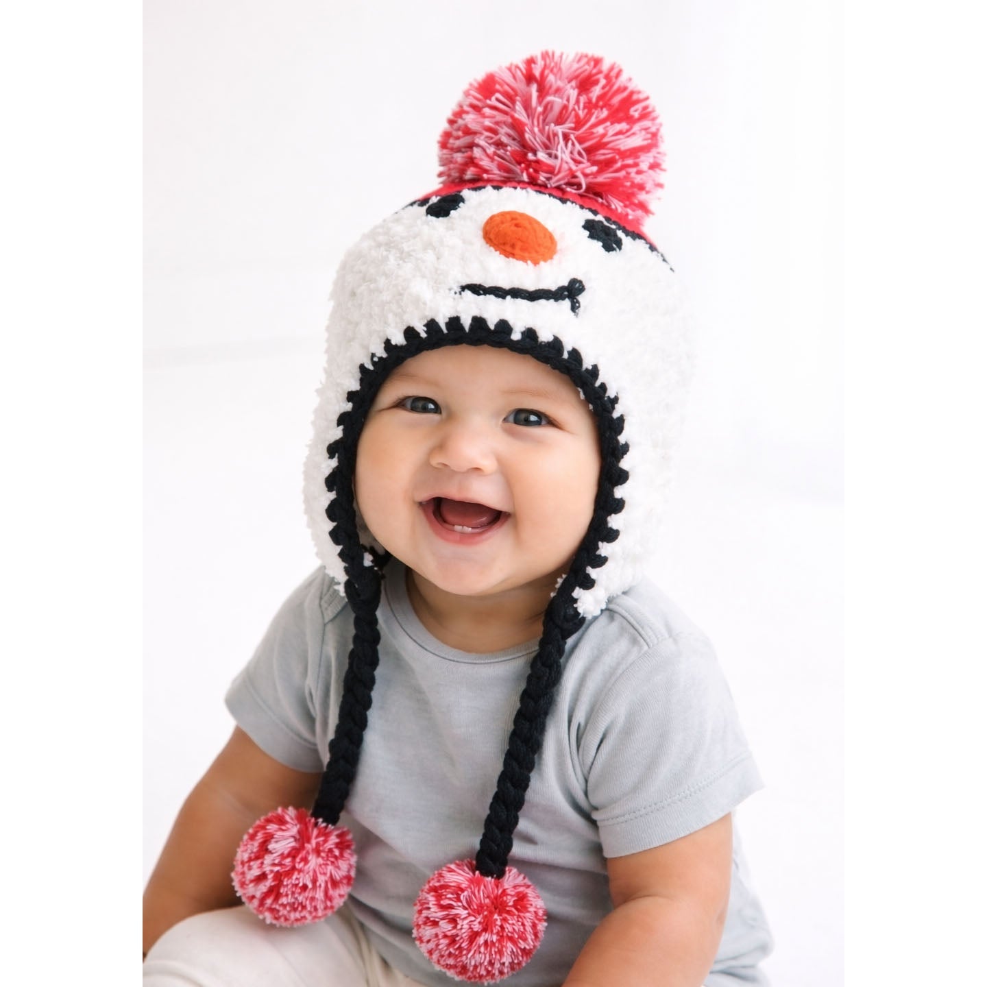 Snowman Beanie Hat for Babies, Toddlers & Kids - Beanie Hats
