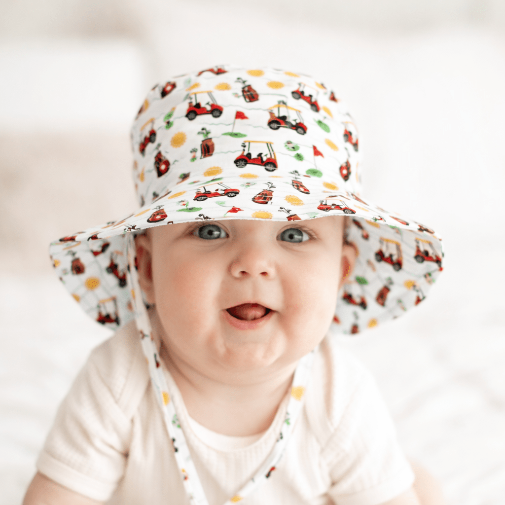 Tee Time Bucket Hat UPF 50+ with Adjustable Breakaway Strap - Sunhat