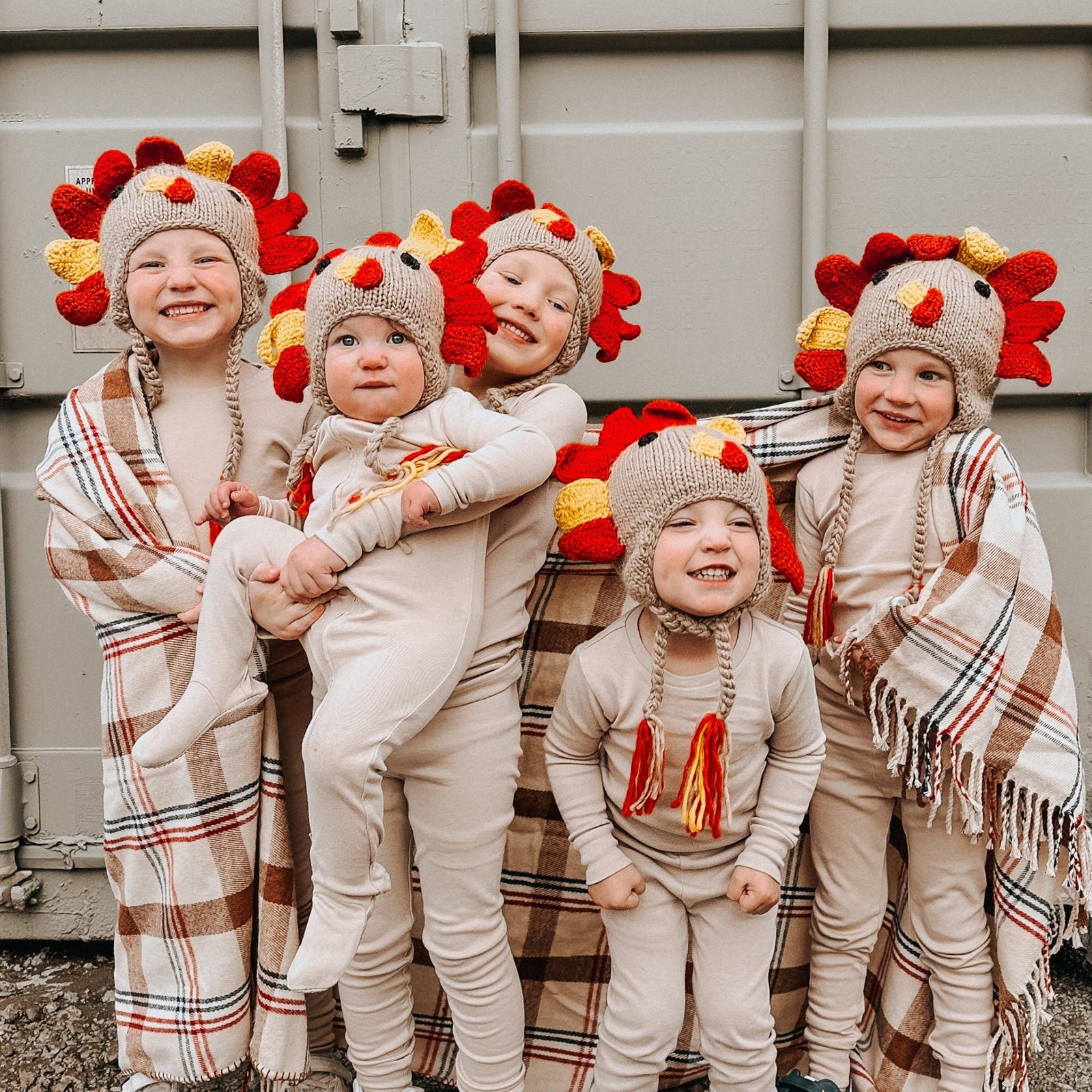 Turkey Earflap Beanie Hat for Babies, Toddlers & Kids - Beanie Hats