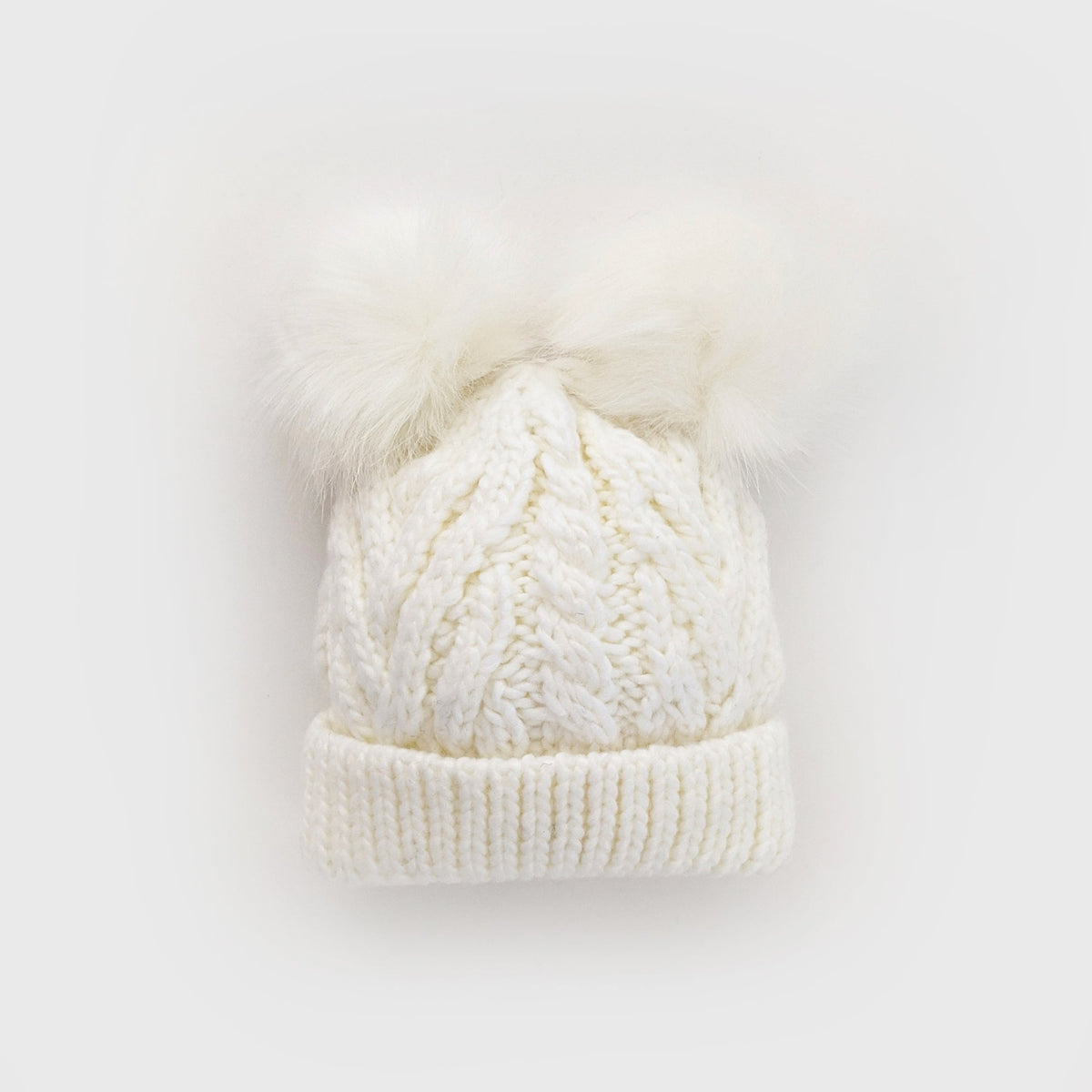 Winter White Fluffer Beanie Hat for Babies, Toddlers &amp; Kids - Beanie Hats
