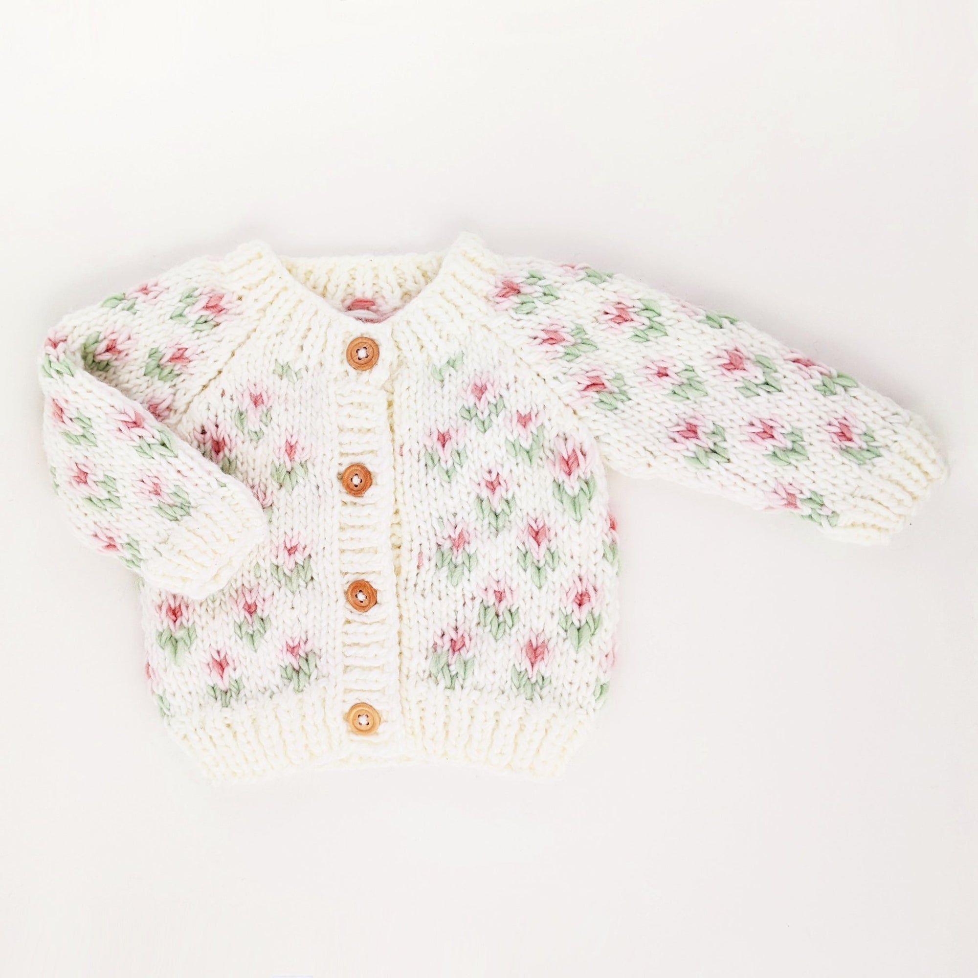 Bitty Blooms Blush Cardigan Sweater due Jul/Aug - Sweaters