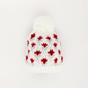 Bitty Blooms Holiday Beanie Hat due Jul/Aug - Beanie Hats