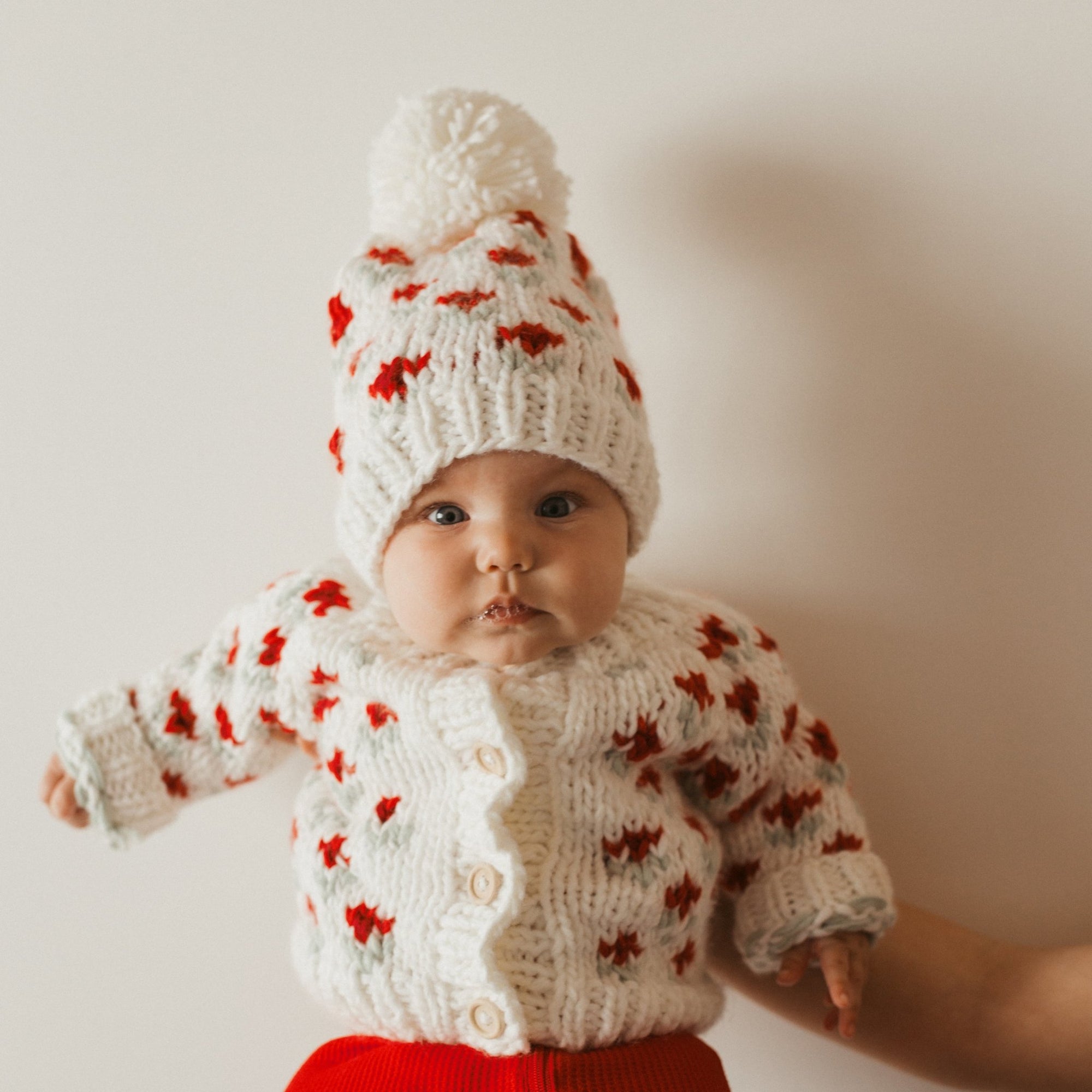 Bitty Blooms Holiday Beanie Hat due Jul/Aug - Beanie Hats