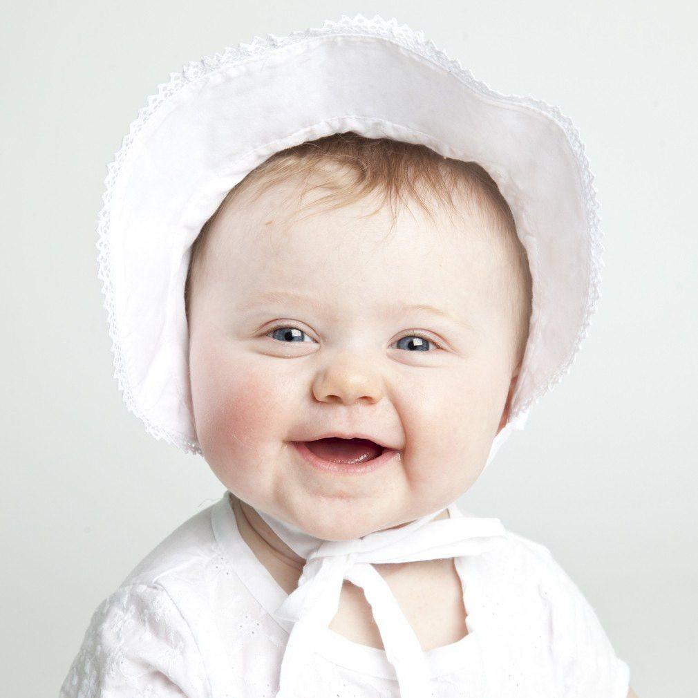 Bow Eyelet Sunbonnet - bonnets