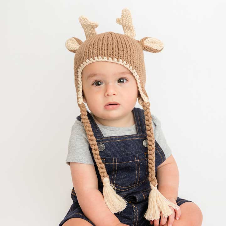 Hats with Animals Animal Hats for Babies Huggalugs Tagged Brown
