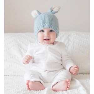 Bunny Ears Blue Beanie Hat Ships 1/1-1/30 - Beanie Hats