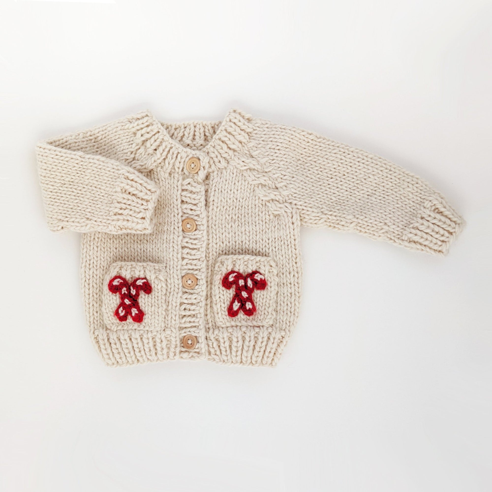 Candy Cane Cardigan Sweater due Jul/Aug - Sweaters