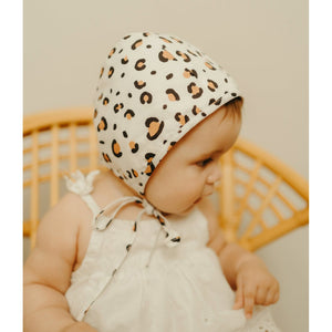 Cheetah Danish Bonnet UPF 50+ - bonnets