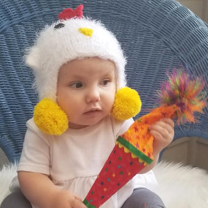 Chicken Earflap Beanie Hat - Beanie Hats