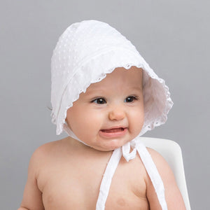 Clip Dot Bonnet for Infants & Toddlers - bonnets