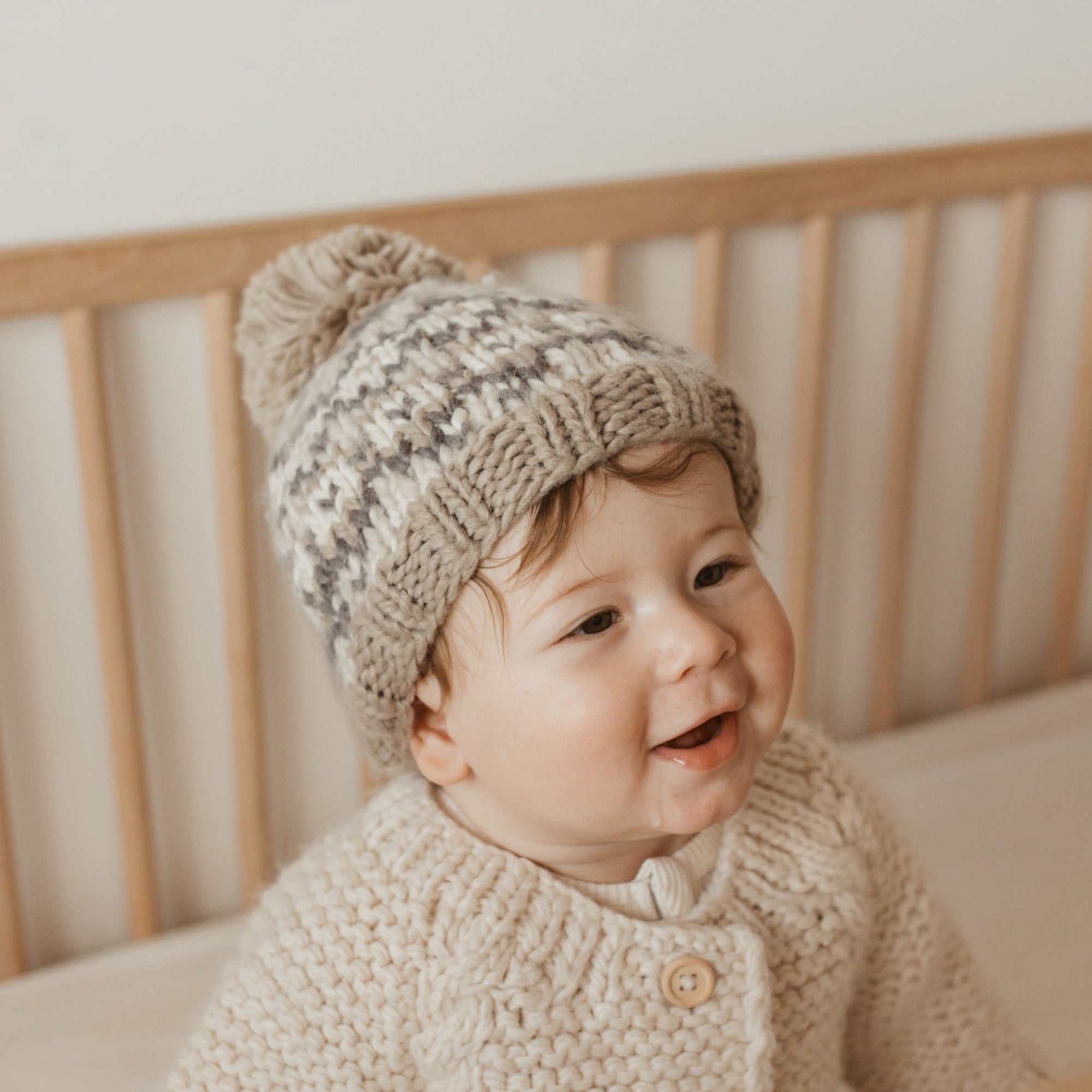 Fairisle Pebble Beanie Hat due Jul/Aug - Beanie Hats