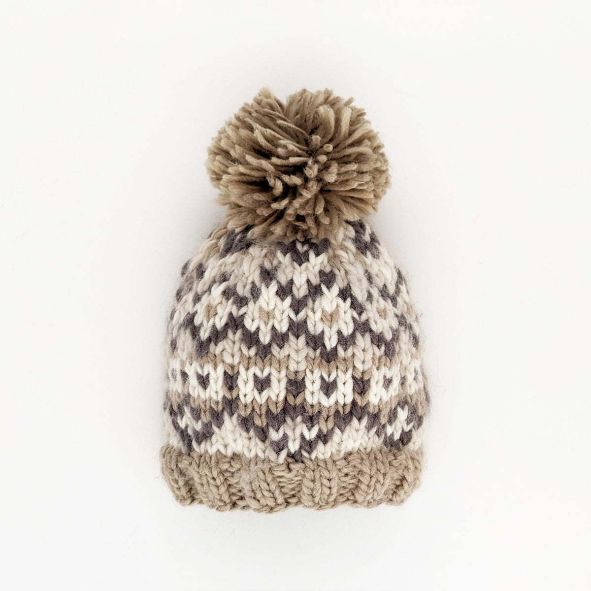 Fairisle Pebble Beanie Hat due Jul/Aug - Beanie Hats