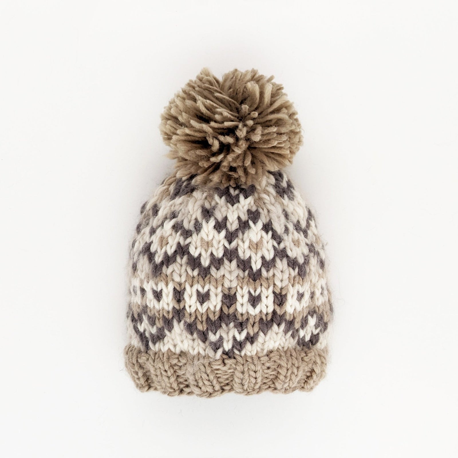Fairisle Pebble Beanie Hat due Jul/Aug - Beanie Hats