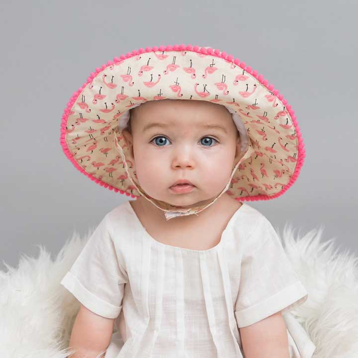 Flamingo Sunhat UPF 25+ for Babies & Toddlers