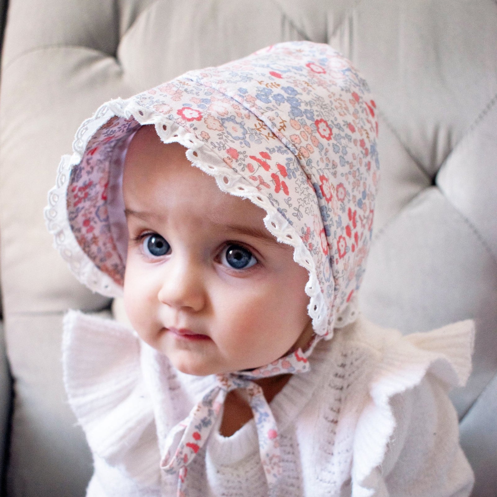 Flora Bonnet UPF 25+ for Infants & Toddlers - bonnets