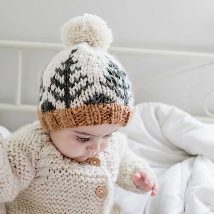 Forest Knit Beanie Hat - Beanie Hats