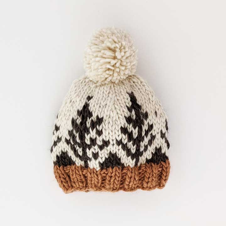 Forest Knit Beanie Hat Natural - Huggalugs