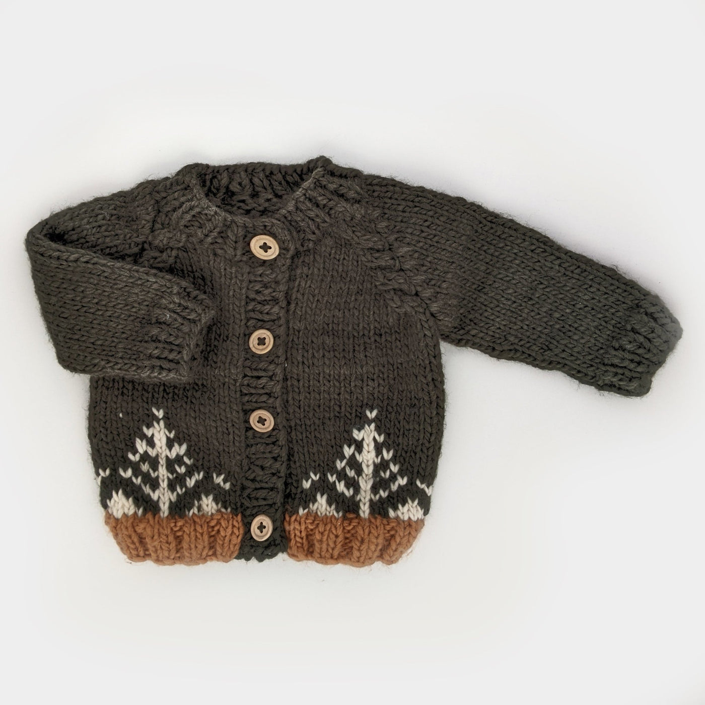 Huggalugs Cardigan Sweater- Latte main image 1