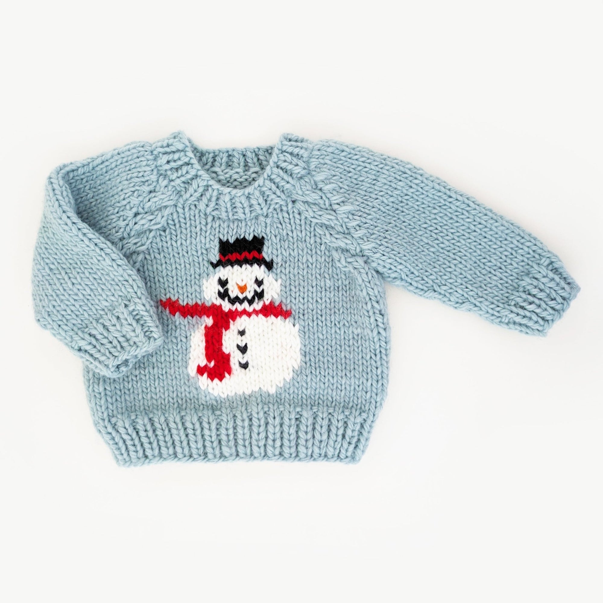 Frosty Snowman Surf Crew Neck Sweater for Baby & Toddler - Sweaters