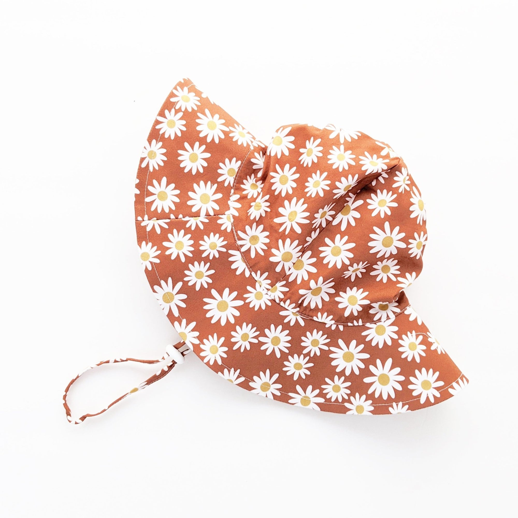 Ginger Daisy Sunhat UPF 50+ with Adjustable Breakaway Strap - Sunhat