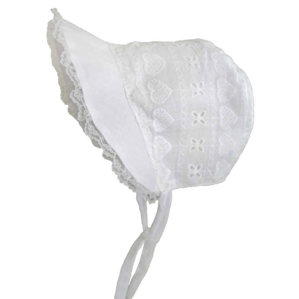 Heart Eyelet Sunbonnet - bonnets