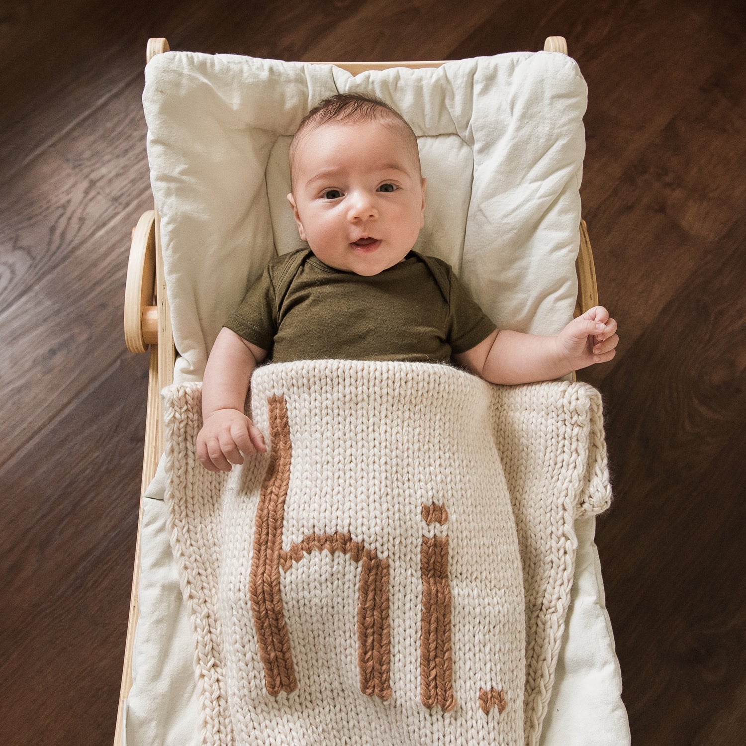 uppababy knit blanket Hi Hand-Knit Baby Blanket