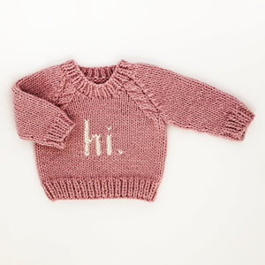 hi. Rosy Crew Neck Sweater due Jul/Aug - Sweaters